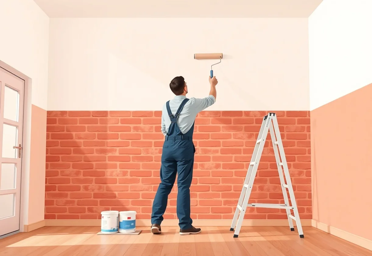 Peintre Hénin-Beaumont 62110 en intervention sur un chantier